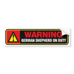 German Shepherd Bumper Sticker bumper stickers