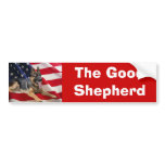 German Shepherd Bumper Sticker America-1 bumper stickers