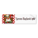 German Shepherd Chef bumper stickers