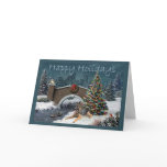 German Shepherd Christmas Evening3 cards