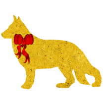 German Shepherd Christmas Ornament