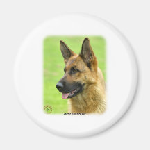 German Shepherd Dog 9B50D-20 Refrigerator Magnet