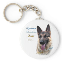 German Shepherd Dog Best Friend Keychain