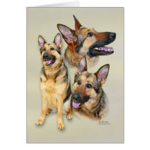 German Shepherd Dog Greeting Card