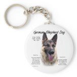 German Shepherd Dog History Design keychains
