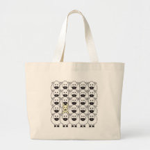 German Shepherd Dog in the Sheep Canvas Bag