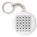 German Shepherd Dog in the Sheep keychains