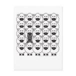 German Shepherd Dog in the Sheep Postcard