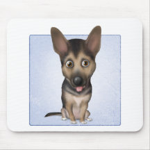 German Shepherd Dog Mouse Mat