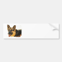 German Shepherd Dog Photo Bumper Sticker