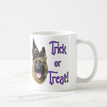German Shepherd Dog (sable) Trick Coffee Mugs