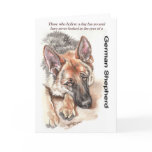 German Shepherd Dog "Soulful" Card