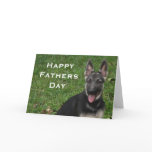 German Shepherd: Fathers Day Card