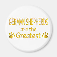 German Shepherd Fridge Magnet