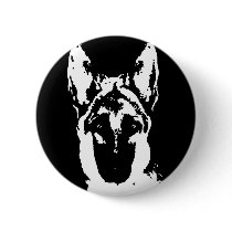 German Shepherd Gifts - Button