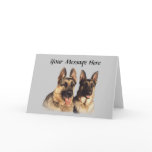 German Shepherd Greeting Card