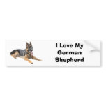 German Shepherd Love Bumper Sticker bumper stickers