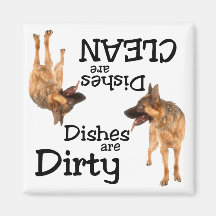 German Shepherd Lovers Dishwasher Magnet