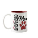 German Shepherd Mum 2 mugs