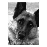 German Shepherd Party Invitations