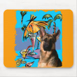 German Shepherd PartyTime mousepads
