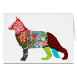 German Shepherd Patchwork Pets Card