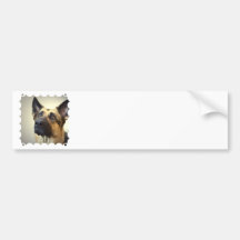 German Shepherd Picture Bumper Stickers