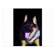 German Shepherd Post Card