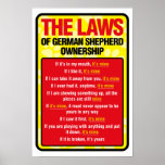 German Shepherd Poster posters
