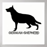 German Shepherd Print