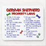 GERMAN SHEPHERD Property Laws 2 Mouse Mat
