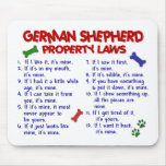 GERMAN SHEPHERD Property Laws 2 mousepads