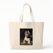 German-Shepherd Puppy Canvas Bag