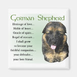 German Shepherd Puppy Gifts Refrigerator Magnets