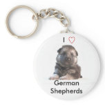 German Shepherd Puppy keychains