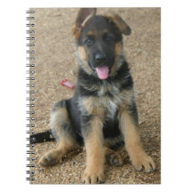 German Shepherd Puppy Notebook