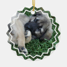 German Shepherd Puppy Ornament