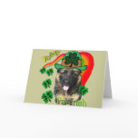 German Shepherd St. Patrick's Day cards