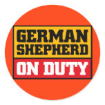 german shepherd sticker