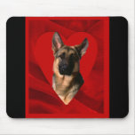 German Shepherd Valentine mousepads