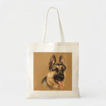 German Shepherd Very Handsome Tote Bag