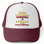German Shepherd & Wife Missing Reward For German S hats