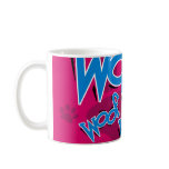 German Shepherd Woof Mug Pink