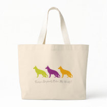 German Shepherds Colour My World ! Tote Bags
