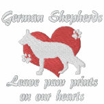 German Shepherds Leave Paw Prints Hoodie