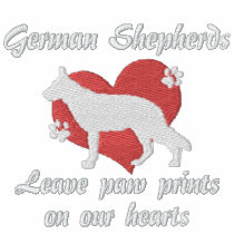 German Shepherds Leave Paw Prints