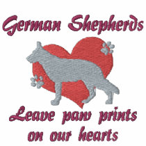 German Shepherds Leave Paw Prints