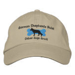 German Shepherds Rule Embroidered Hat embroidered hats