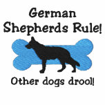 German Shepherds Rule Embroidered Polo Shirt