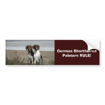 German Shorthaired Pointer Bumper Sticker bumper stickers